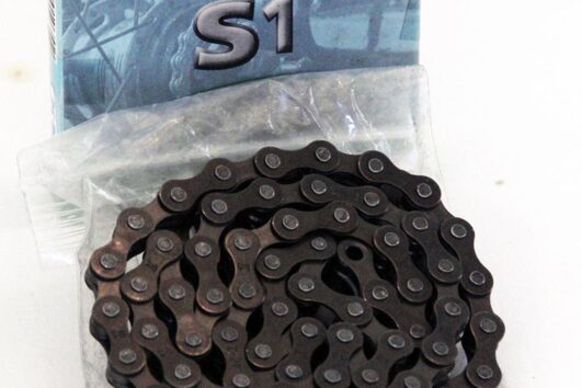KMC S1 Single Speed Chain 1/2 x 1/8 Brown